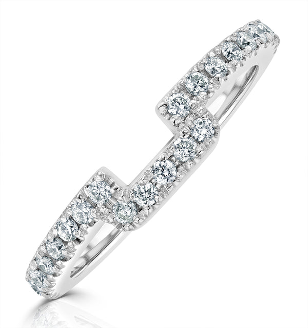 Annabelle Matching Wedding Band 0.30ct G/Si Diamond in 18K White Gold